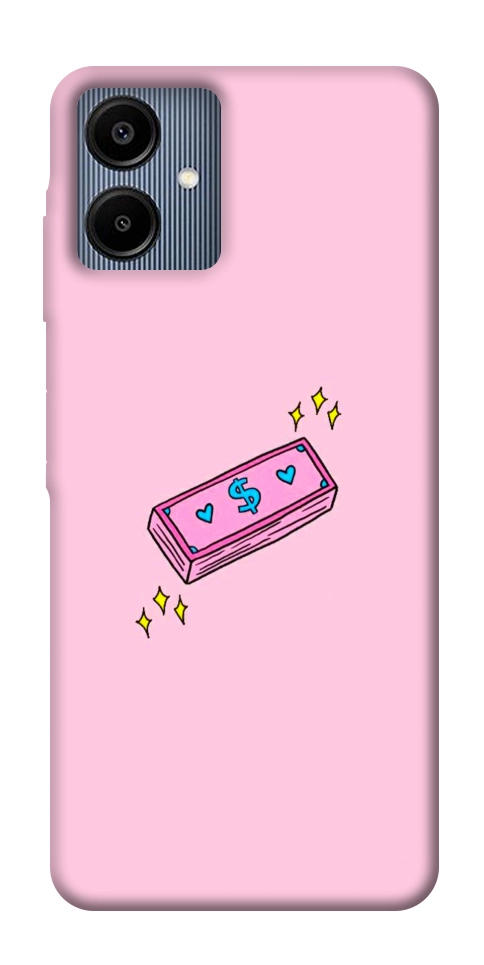 Чехол Simple pink money для Galaxy A06