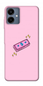 Чохол Simple pink money для Galaxy A06