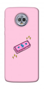 Чохол Simple pink money для Motorola Moto G6 Plus