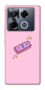 Чохол Simple pink money для Infinix Note 40 Pro 4G