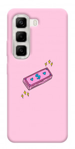Чехол Simple pink money для Infinix Hot 50 4G