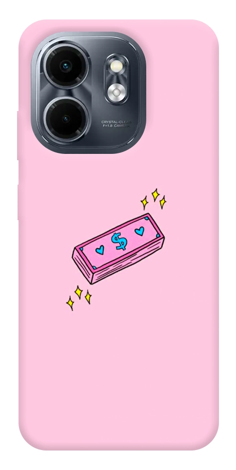 Чохол Simple pink money для Infinix Smart 9 4G