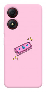 Чохол Simple pink money для ZTE Blade A34 4G