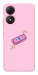 Чехол Simple pink money для ZTE Blade A34 4G