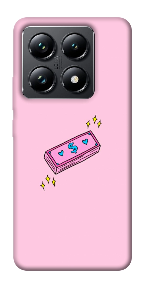 Чехол Simple pink money для Xiaomi 14T Pro