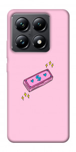 Чехол Simple pink money для Xiaomi 14T Pro