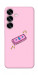 Чехол Simple pink money для Galaxy S25