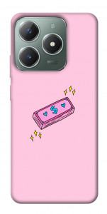 Чохол Simple pink money для Realme C61