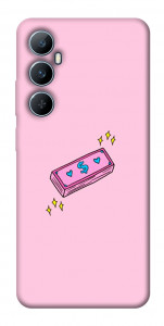 Чехол Simple pink money для Realme C65 4G