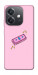 Чехол Simple pink money для Oppo А3х 4G