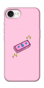 Чохол Simple pink money для iPhone 16e