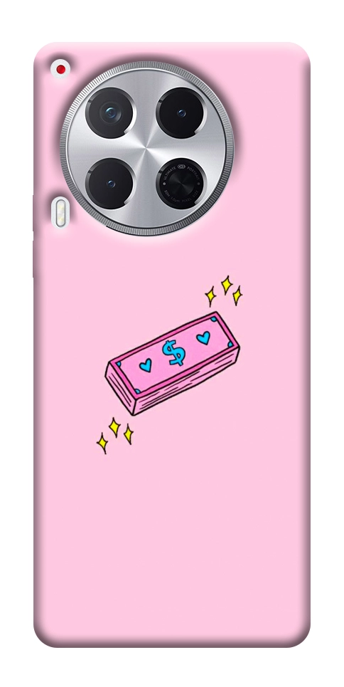 Чехол Simple pink money для TECNO Camon 30 (CL6)