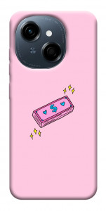 Чохол Simple pink money для TECNO Spark Go 1 (KL4)