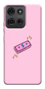 Чохол Simple pink money для Motorola Moto G75 5G