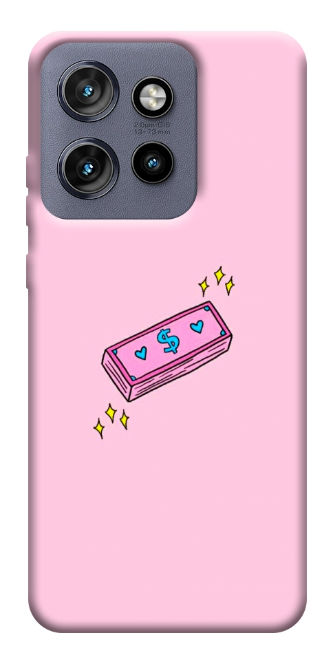 Чехол Simple pink money для Motorola Edge 50 Neo
