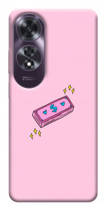 Чохол Simple pink money для Oppo A60 4G