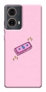 Чохол Simple pink money для Motorola Moto G85