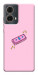 Чехол Simple pink money для Motorola Moto G85