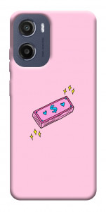 Чохол Simple pink money для Motorola Moto G05