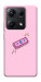 Чехол Simple pink money для Xiaomi Redmi Note 14S