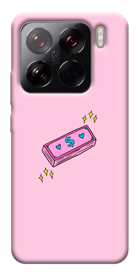 Чехол Simple pink money для Xiaomi 15 Pro