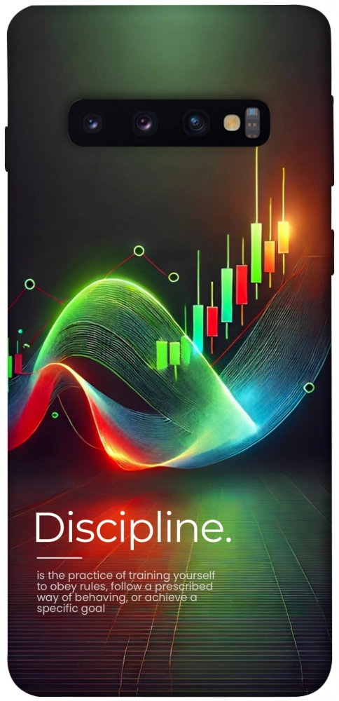 Чехол Trading graphics для Galaxy S10 (2019)