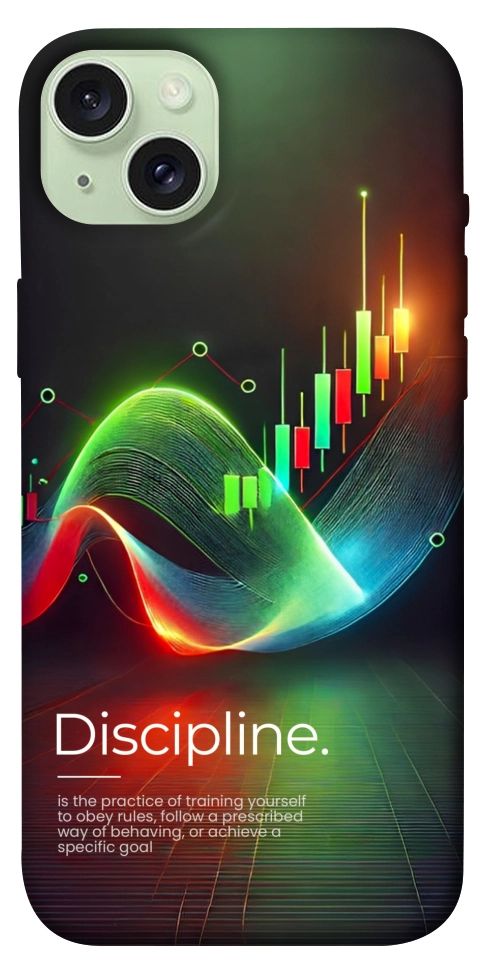 Чехол Trading graphics для iPhone 15 Plus