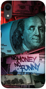 Чохол No money no funny для iPhone XR