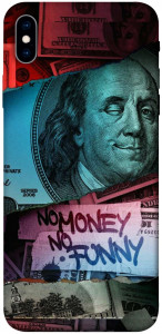 Чехол No money no funny для iPhone XS Max