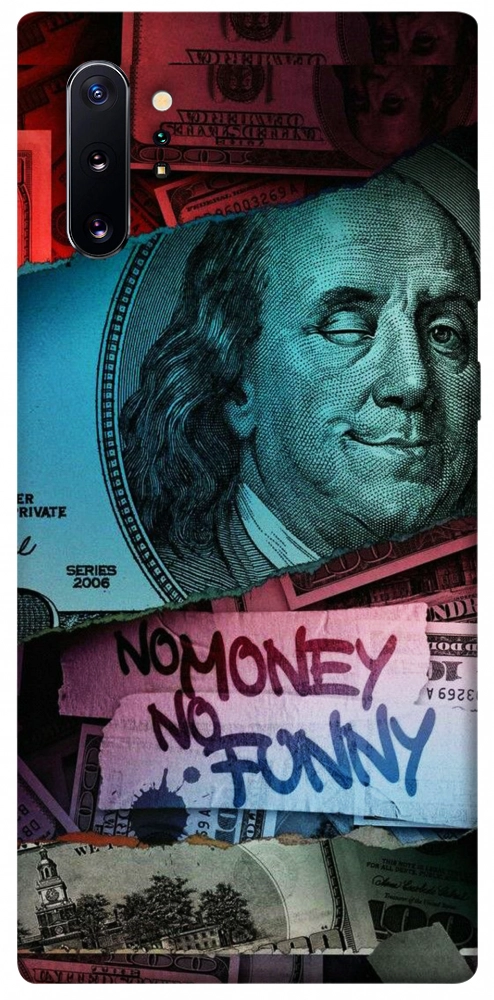 Чехол No money no funny для Galaxy Note 10+ (2019)