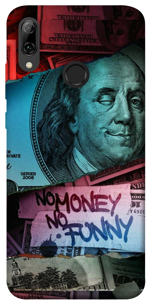 Чохол No money no funny для Huawei P Smart (2019)