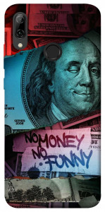 Чохол No money no funny для Huawei P Smart (2019)