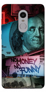 Чехол No money no funny для Xiaomi Redmi Note 4X