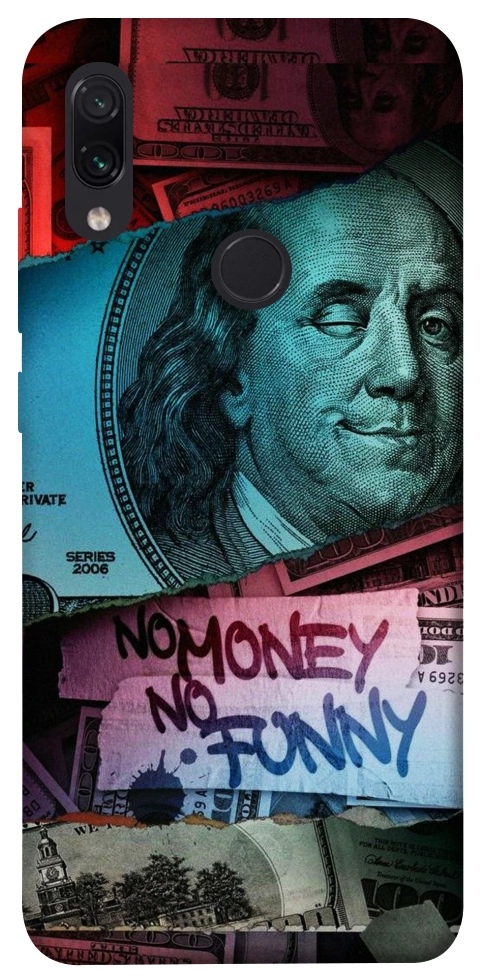 Чехол No money no funny для Xiaomi Redmi Note 7