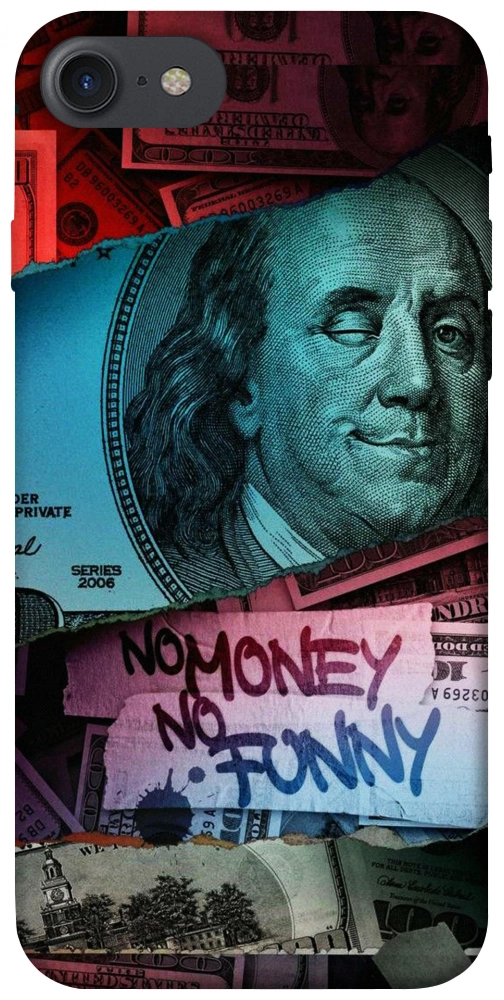Чохол No money no funny для iPhone 8