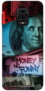 Чехол No money no funny для Xiaomi Redmi Note 9 Pro