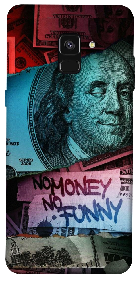 Чехол No money no funny для Galaxy A8 (2018)