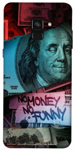 Чохол No money no funny для Galaxy A8 (2018)