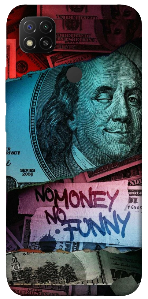 Чехол No money no funny для Xiaomi Redmi 9C