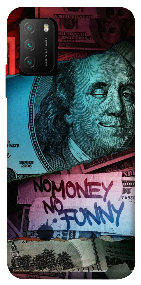 Чехол No money no funny для Xiaomi Poco M3