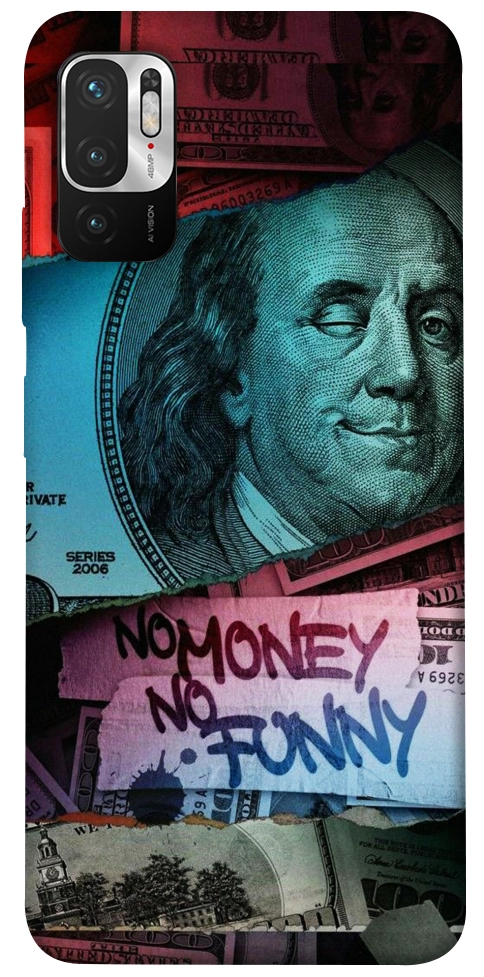 Чохол No money no funny для Xiaomi Redmi Note 10 5G
