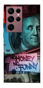 Чехол No money no funny для Galaxy S22 Ultra