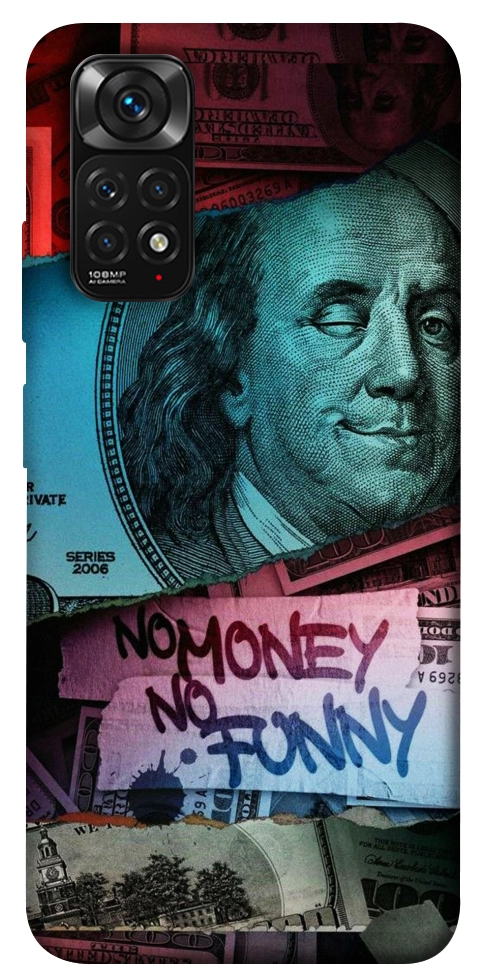 Чехол No money no funny для Xiaomi Redmi Note 11 (Global)