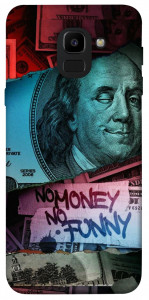 Чехол No money no funny для Galaxy J6 (2018)