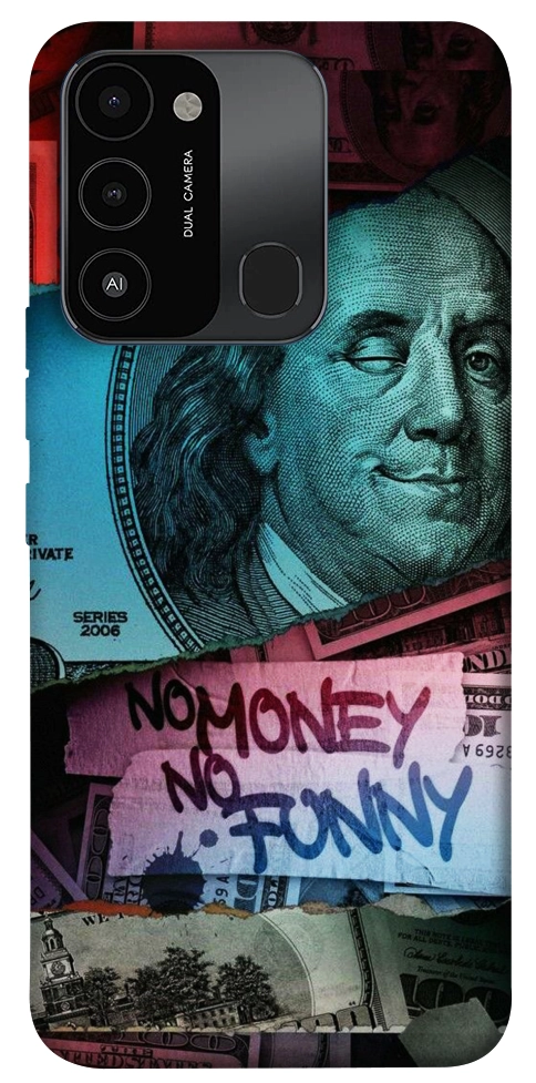 Чехол No money no funny для TECNO Spark 8C