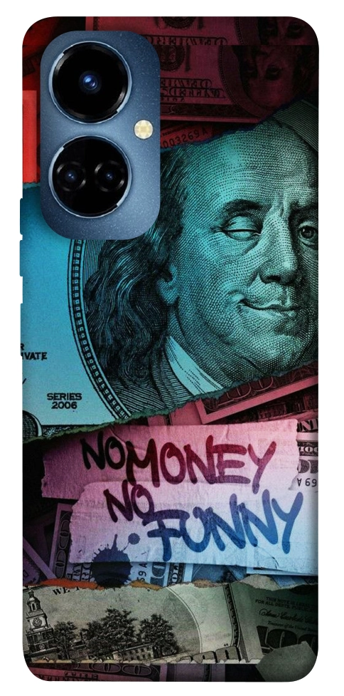 Чехол No money no funny для TECNO Camon 19 Pro (CI8n)