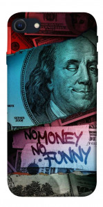 Чохол No money no funny для iPhone SE (2022)