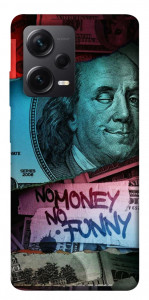 Чехол No money no funny для Xiaomi Redmi Note 12 Pro+