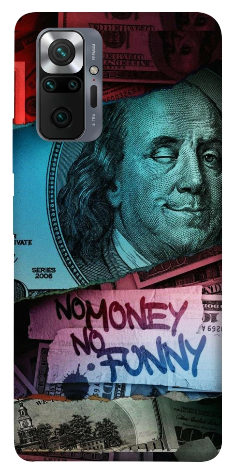 Чехол No money no funny для Xiaomi Redmi Note 10 Pro Max