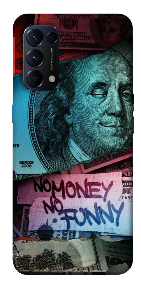 Чехол No money no funny для Oppo Reno 5 4G
